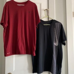 Bundle of two Nike Dri-Fit Tees